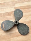 Vintage Brass Bronze 3 Blade Boat Propeller 12 Inch Nautical Marine Decor Patina