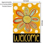 Welcome Summer Decorative Garden Flag 12x18 Inch Double Sided Outside Summer    