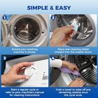 48 Washing Machine Cleaner Tablets - He Washer Descaler   Odor Remover  Deep Cle