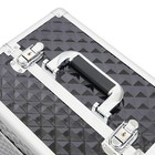 Professional Rolling Aluminum Makeup Train Case Salon Cosmetic Trolley Organizer