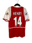 Arsenal Henry 14 2003-04 Home Soccer Jersey Nike Football Soccer Shirt Badge Kit