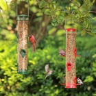 2 Pack Bird Feeder Tube Set  6 Port Hanging Feeders  Weatherproof   Water Resist
