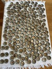 100 Plus 1970   s Used Silver Coca-cola Bottle Caps  Roanoke Va 