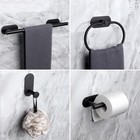4 Piece Bath Accessories Bathroom Hardware Set Towel Bar Set -16 Inch Towel Bar