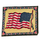 Vintage Cigar Tobacco Felt Flannel 48 Star United States Us Flag  c46