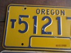 Expired Set Of Oregon Truck License Plates Pair T512178
