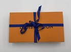 Louis Vuitton Monogram Zippy Organizer Wallet Women s Blue Ostrich Leather