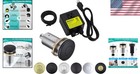 Elegant Garbage Disposal Air Switch Kit - Brass Push Button  Easy Installation