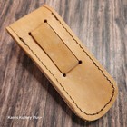 Schrade Knives 5  Leather Replacemant Sheath Only W retaining Flap Belt Loop
