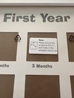 My First Year Photo Frame 1-12 Months Hamuiers White Square Frame Free Shipping