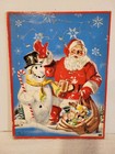  2  Vintage Christmas Whitman Snowman Tray Puzzles