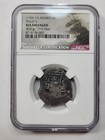 1715 Fleet Mexico Cob 4 Reales Ngc Certified With Coa   Salvage Tag  v1007