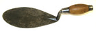 Antique Masonry Trowel-oval  Round Tip  Wood Handle  Full Shank