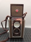 Kodak Duo Six-20 Vintage Tlr Twin Lens Reflex Camera Brown 620 Film Shutter Work