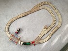 Vintage Brio Wooden Motorized Train With Oil Track