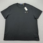 Polo Ralph Lauren Shirt Mens Big 2x Black Classic Fit Crewneck Pony Logo Tee