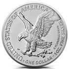 The Full Moon     1 Oz Fine Silver American Eagle Colorized Coin  Comes In Box coa