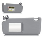 Sun Visor With Vanity Light For 2006-2013 Toyota Rav4  Left  grey  Left Grey