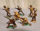 Mixed Lot Of 7 Barclay Manoil Soldiers 
