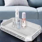 Mirror Perfume Tray Fits Dresser Bedroom crushed Diamond Bathroom   Vanity Tr   