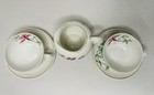 Vintage Schonwald Porcelain Tea Cup And Saucer Set Of 2 With Creamer Germany