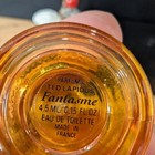 Vintage Made In France Parfums Ted Lapidus Mini Orange Glass Perfume Bottle