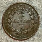 1882-h British North Borneo  malaysia  One Cent 
