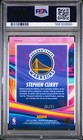 2023-24 Hoops Premium Stock Stephen Curry Anti Gravity Blue  25 Psa 10 Gem Mint