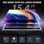 17 3  Portable Dvd Player With Bluetooth Hadphones And Carrying Bag 15 4  Wide-v