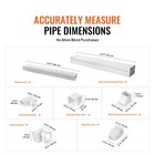 Uimoso 3  W 10ft Line Set Cover Kit For Mini Split Central Air Conditioner Decor