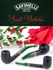 2025 Savinelli Limited Edition Saint Nicholas Pipe Rustic Bing s Favorite 4502k