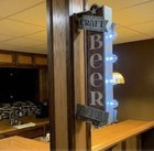 Vintage Style Marquee Beer Sign Led Lighted Pub Bar Man Cave Retro 3d Signs