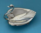 Tiffany Sterling Silver Swan Trinket Or Candy Dish