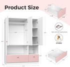 Closet Armoire With Drawers Wood
