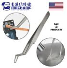 Stainless Steel Tweezers Aax-17  High Hardness Ic Chip Micro Repair Plier Tool