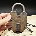 5  Antique Vintage Style Cast Iron Winchester Firearms Ammo Box Padlock Lock
