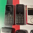 Vintage Cell Phone Lot And Holsters Samsung At t I-phone Motorola Lg Sold As Is 