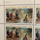  california Gold Rush   Usps Sealed  Sheet Of 20 Stamps 33c 