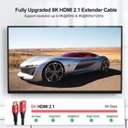 8k Hdmi Extension Cable 6ft  Hdmi Extender 2 1 Male To Female Cord