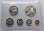 1974 British Virgin Islands Proof Set W  Sterling Silver  1 Coin   Royal Mint