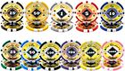New 1000 Black Diamond Poker Chips Set With Acrylic Case - Pick Denominations 