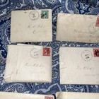 Lot Of 9 Antique 1888-96 Letters To Monroe City Missouri Mo Ralls County  Doctor
