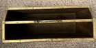 Vintage Mid-century Embraced   Hammered Brass Magazine Rack Made In England