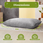 3 In 1 Big Bean Bag Chair  Large Giant Bean Bag Chairs For Adults  Convertible S