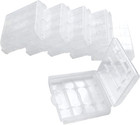 Battery Storage Case For Aa aaa  Battery Holder Box  6pack Clear 