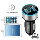 3 1a Usb Car Cigarette Charger Lighter With Digital Led Light W o Voltmeter New