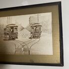 Trolley Art Early Pittsburgh Pa Motor Co Bentley Knight Ry System Print Rare Vtg