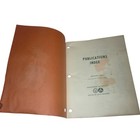 1965 Vintage Civil Defense Publications Index Manual Fallout Shelter Sign Map