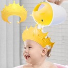 Baby Shower Cap Shampoo Shield Toddler Bath Hat Hair Wash Eye Ear Protector