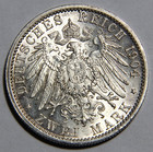 1904 Hesse Darmstadt Germany Two 2 Marks Nice Condition Unc -5383-